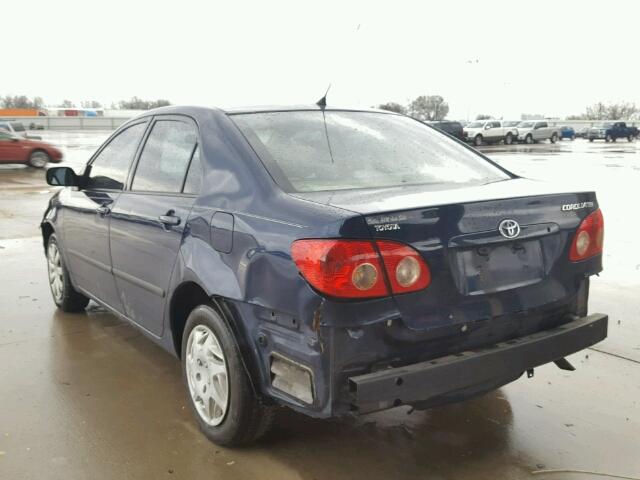 1NXBR32E16Z692551 - 2006 TOYOTA COROLLA CE BLUE photo 3