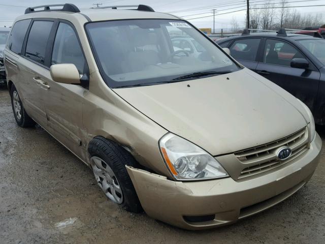 KNDMB233886263326 - 2008 KIA SEDONA EX GOLD photo 1