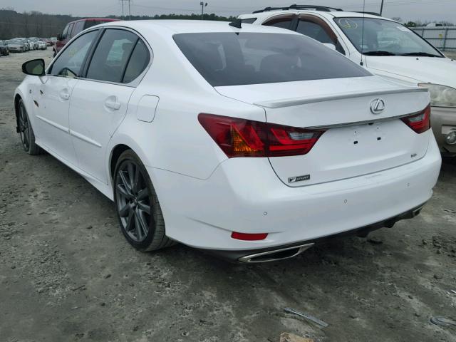 JTHBE1BL5FA003498 - 2015 LEXUS GS 350 WHITE photo 3