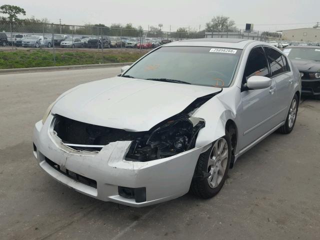 1N4BA41E77C823952 - 2007 NISSAN MAXIMA SE SILVER photo 2