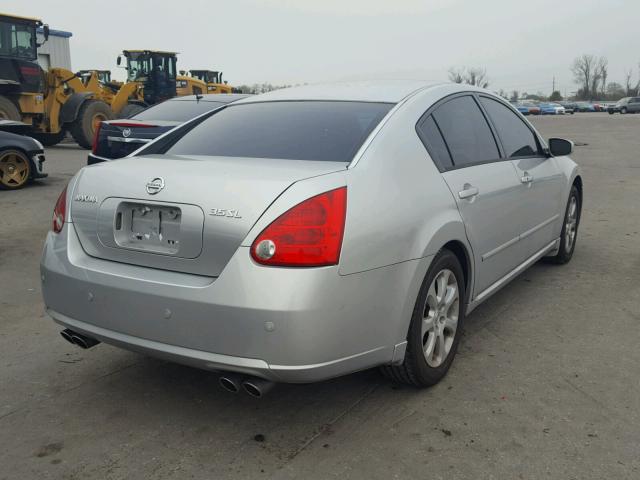 1N4BA41E77C823952 - 2007 NISSAN MAXIMA SE SILVER photo 4