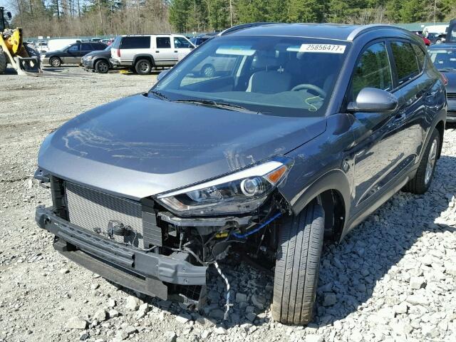 KM8J3CA49GU204499 - 2016 HYUNDAI TUCSON LIM GRAY photo 2