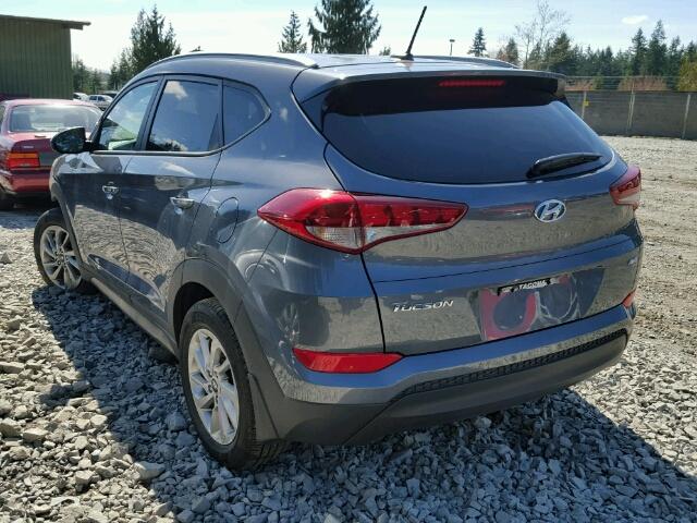 KM8J3CA49GU204499 - 2016 HYUNDAI TUCSON LIM GRAY photo 3