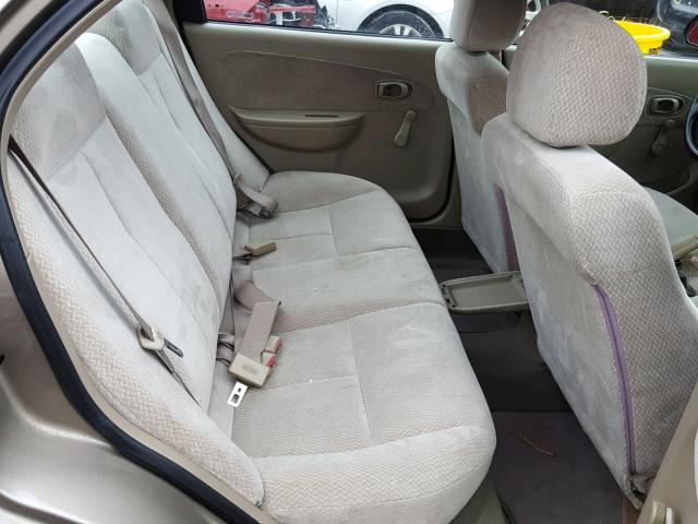 KNAFB121835263499 - 2003 KIA SPECTRA BA TAN photo 6