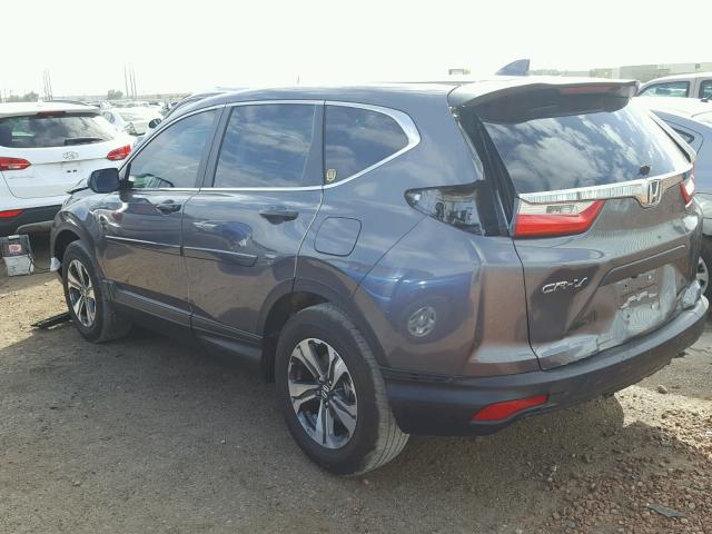 2HKRW5H37HH401318 - 2017 HONDA CR-V LX GRAY photo 3