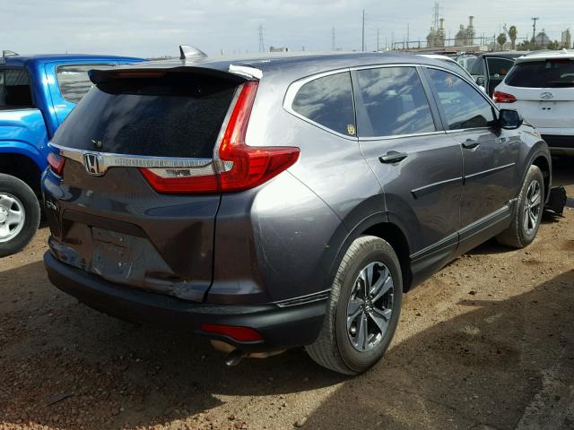 2HKRW5H37HH401318 - 2017 HONDA CR-V LX GRAY photo 4