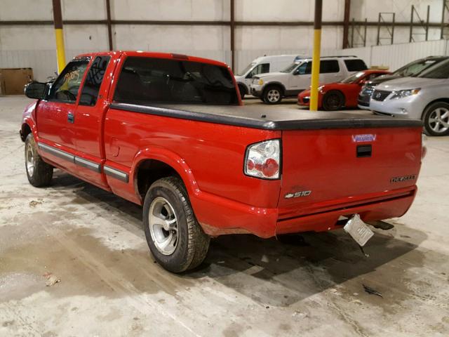 1GCCS19X238172503 - 2003 CHEVROLET S TRUCK S1 RED photo 3