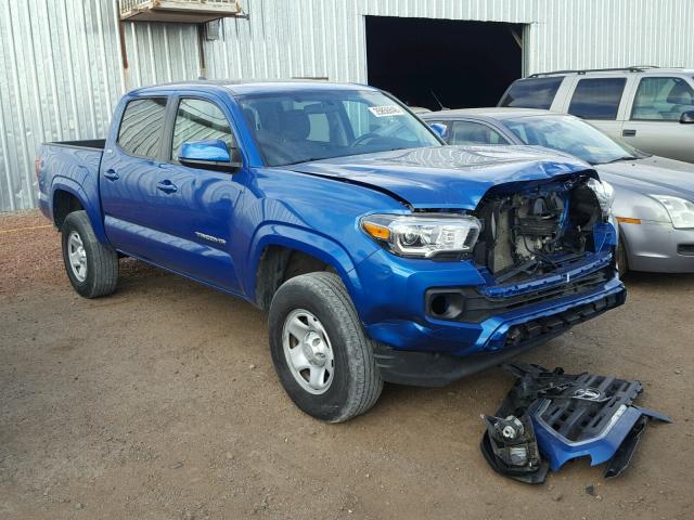 3TMCZ5AN5GM028362 - 2016 TOYOTA TACOMA DOU BLUE photo 1