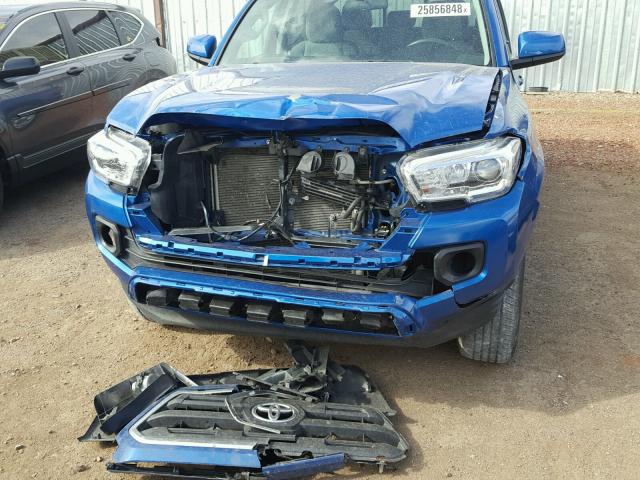 3TMCZ5AN5GM028362 - 2016 TOYOTA TACOMA DOU BLUE photo 9