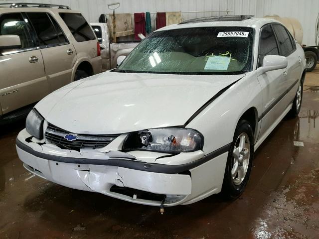 2G1WH55K739184835 - 2003 CHEVROLET IMPALA LS CREAM photo 2