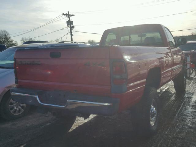 3B7KF26Z11M502720 - 2001 DODGE RAM 2500 RED photo 4