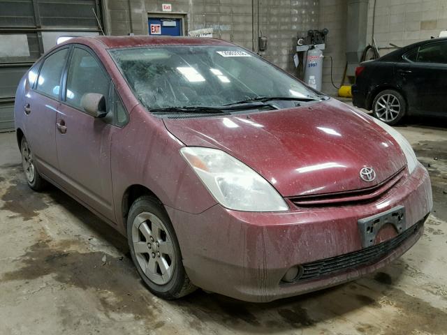 JTDKB20U953027317 - 2005 TOYOTA PRIUS MAROON photo 1