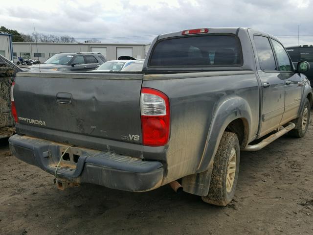 5TBET38106S538675 - 2006 TOYOTA TUNDRA DOU GRAY photo 4