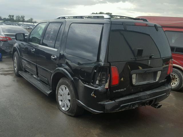 5LMFU27R24LJ15694 - 2004 LINCOLN NAVIGATOR BLACK photo 3