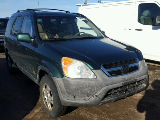 JHLRD78824C029781 - 2004 HONDA CR-V EX GREEN photo 1