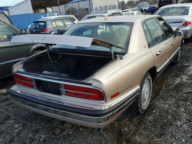 1G4CW53L7M1708532 - 1991 BUICK PARK AVENU BEIGE photo 4