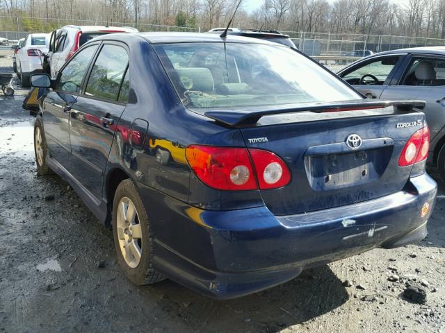 2T1BR32E26C678059 - 2006 TOYOTA COROLLA CE BLUE photo 3