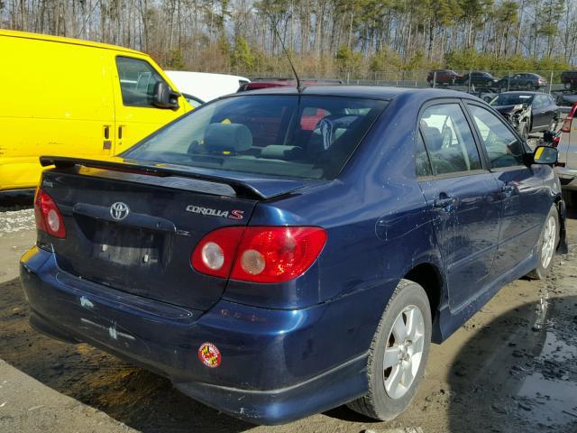 2T1BR32E26C678059 - 2006 TOYOTA COROLLA CE BLUE photo 4