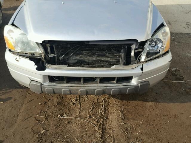 2HKYF18413H519015 - 2003 HONDA PILOT EX SILVER photo 7