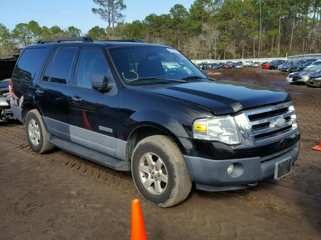 1FMFU16577LA79033 - 2007 FORD EXPEDITION BLACK photo 1