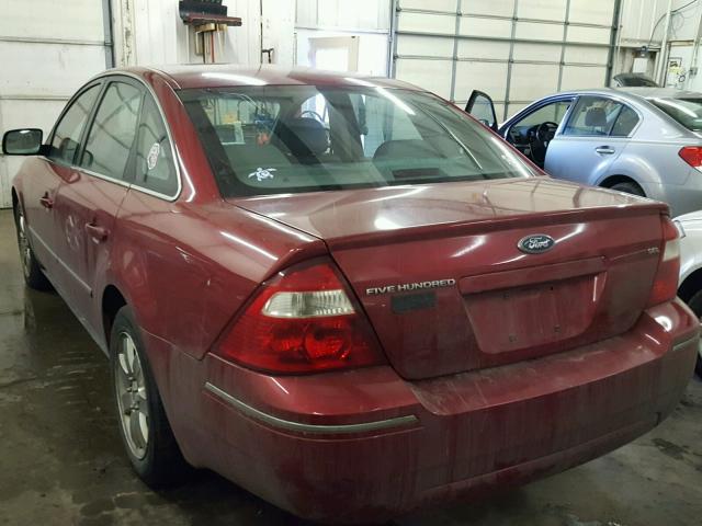 1FAFP24156G147070 - 2006 FORD FIVE HUNDR RED photo 3