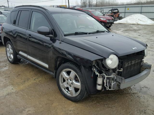 1J8FF57WX7D185511 - 2007 JEEP COMPASS LI BLACK photo 1