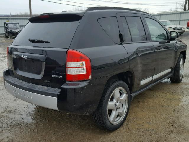 1J8FF57WX7D185511 - 2007 JEEP COMPASS LI BLACK photo 4