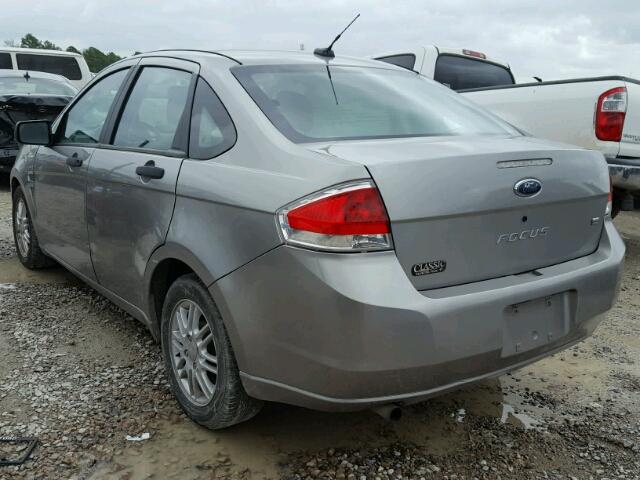 1FAHP35N68W154134 - 2008 FORD FOCUS SE TAN photo 3