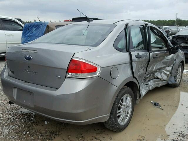 1FAHP35N68W154134 - 2008 FORD FOCUS SE TAN photo 4