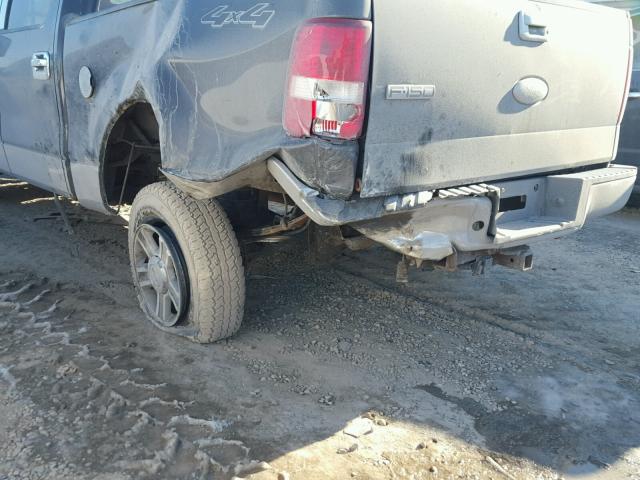 1FTPW14V57KD26335 - 2007 FORD F150 SUPER GRAY photo 9