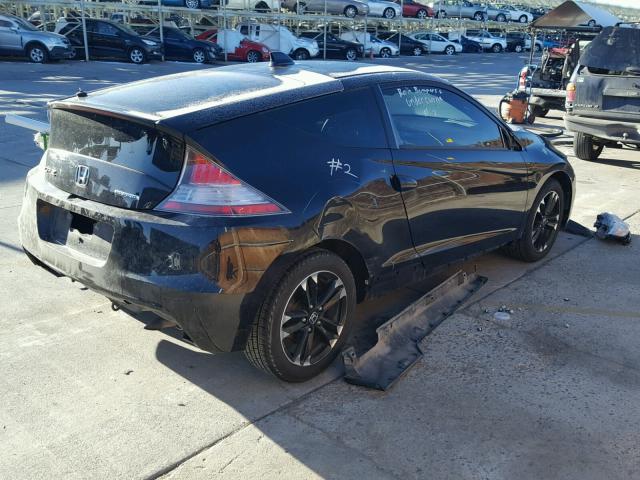 JHMZF1C6XES003123 - 2014 HONDA CR-Z EX PURPLE photo 4