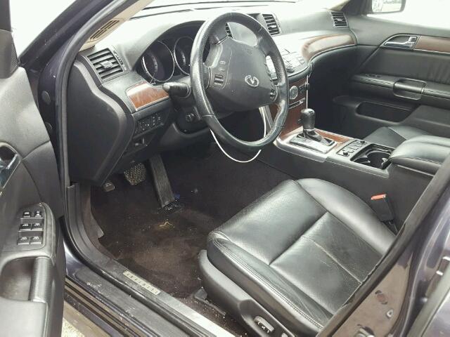 JNKCY01F09M852328 - 2009 INFINITI M35 BASE GRAY photo 9