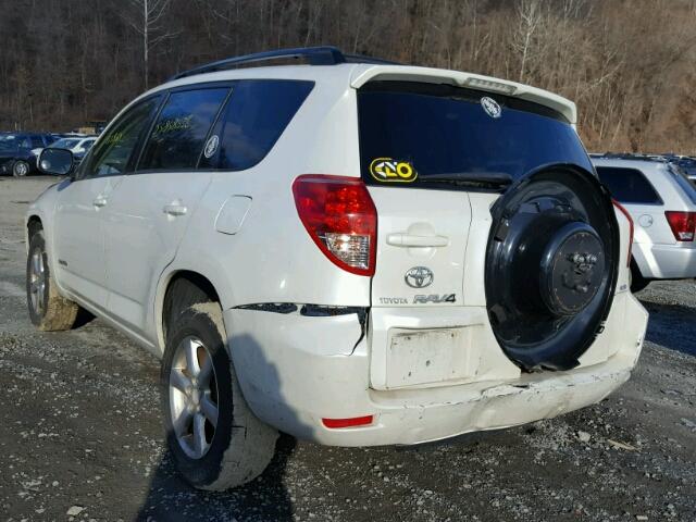 JTMBD31V085142887 - 2008 TOYOTA RAV4 LIMIT WHITE photo 3