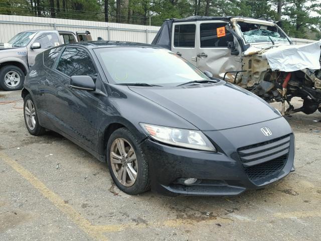 JHMZF1D61BS016319 - 2011 HONDA CR-Z EX BLACK photo 1