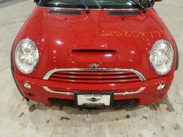 WMWRH33526TK56847 - 2006 MINI COOPER S RED photo 7