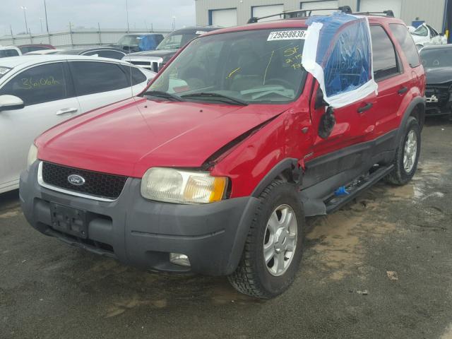 1FMYU04142KA09104 - 2002 FORD ESCAPE XLT RED photo 2