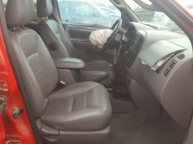 1FMYU04142KA09104 - 2002 FORD ESCAPE XLT RED photo 5