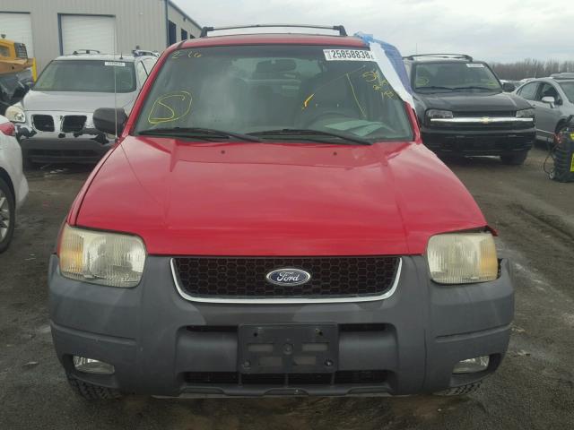 1FMYU04142KA09104 - 2002 FORD ESCAPE XLT RED photo 7