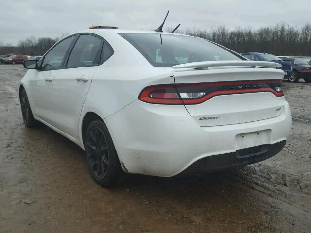 1C3CDFBA6DD154550 - 2013 DODGE DART SXT WHITE photo 3