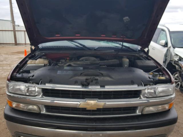 1GNFK16Z62J221946 - 2002 CHEVROLET SUBURBAN K MAROON photo 7