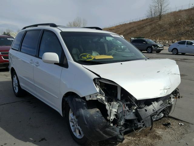 5TDZA22C16S437907 - 2006 TOYOTA SIENNA XLE WHITE photo 1