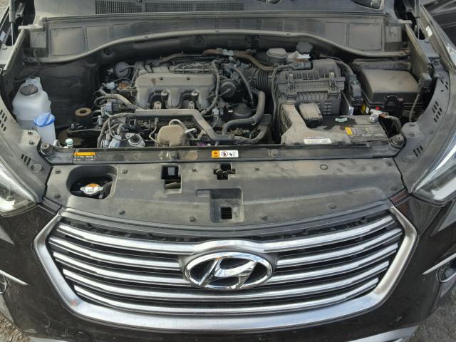 KM8SM4HF3HU219631 - 2017 HYUNDAI SANTA FE S BROWN photo 7