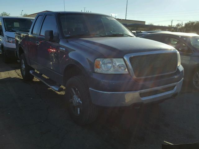 1FTPX14586KD72611 - 2006 FORD F150 BLUE photo 1