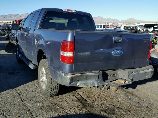 1FTPX14586KD72611 - 2006 FORD F150 BLUE photo 3