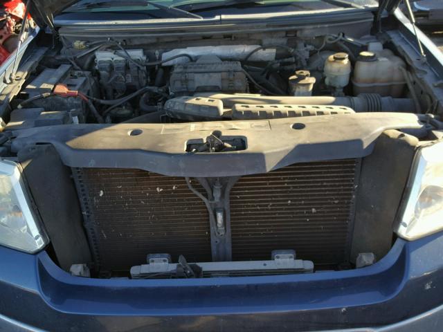 1FTPX14586KD72611 - 2006 FORD F150 BLUE photo 7