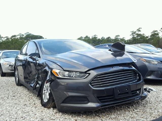 3FA6P0G70FR205518 - 2015 FORD FUSION S CHARCOAL photo 1