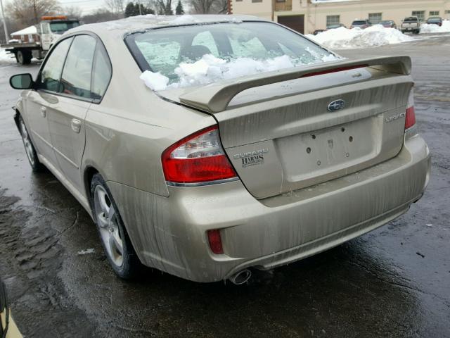 4S3BL616787220129 - 2008 SUBARU LEGACY 2.5 GOLD photo 3