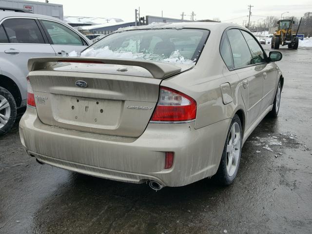 4S3BL616787220129 - 2008 SUBARU LEGACY 2.5 GOLD photo 4