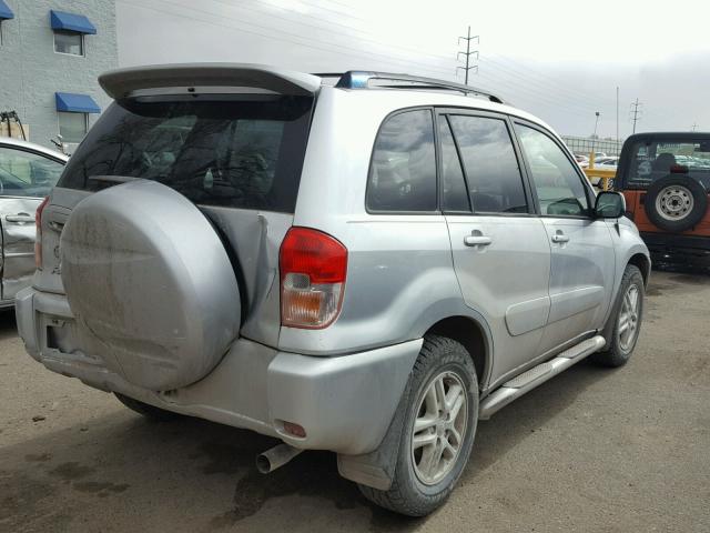 JTEGH20V220049536 - 2002 TOYOTA RAV4 SILVER photo 4