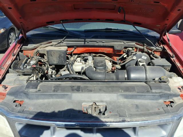 1FTZF1726WKA23427 - 1998 FORD F150 RED photo 7